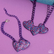 Load image into Gallery viewer, Paparazzi Low-Key Lovestruck - Purple Necklace