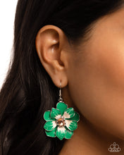 Load image into Gallery viewer, Paparazzi Tropical Treasure - Green Earring