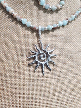 Load image into Gallery viewer, Amazonite Stone Necklace Set