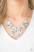 Load image into Gallery viewer, Paparazzi Grotto Grandeur - White Rhinestone Necklace