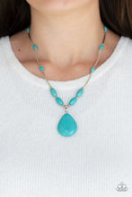 Load image into Gallery viewer, Paparazzi Explore The Elements - Blue Turquoise Necklace
