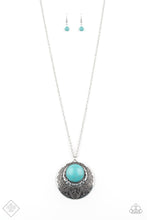 Load image into Gallery viewer, Medallion Meadow Turquoise Necklace Paparazzi