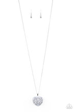 Load image into Gallery viewer, Love Is All Around - Silver Necklace Paparazzi