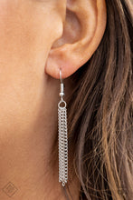 Load image into Gallery viewer, Empress Excursion - Silver Tassel Necklace Paparazzi