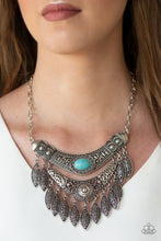 Load image into Gallery viewer, Island Queen - Blue Turquoise Necklace Paparazzi