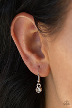 Load image into Gallery viewer, Paparazzi Optical Opulence - White Rhinestone Necklace