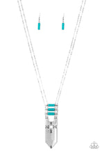 Load image into Gallery viewer, Triassic Era - Blue Turquois Necklace Paparazzi