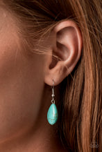 Load image into Gallery viewer, Rural Rapture - Blue Turquoise Necklace Paparazzi