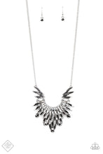 Load image into Gallery viewer, Leave it to LUXE - Silver Hematite Necklace Paparazzi