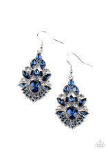 Load image into Gallery viewer, Paparazzi Ice Castle Couture - Blue Rhinestone Earring