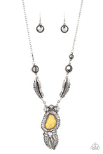 Load image into Gallery viewer, Paparazzi Ruler of The Roost - Yellow Stone Necklace