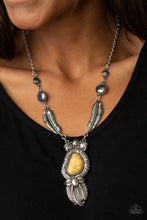 Load image into Gallery viewer, Paparazzi Ruler of The Roost - Yellow Stone Necklace