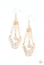 Load image into Gallery viewer, High-Ranking Radiance - Gold Earring paparazzi