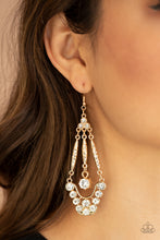 Load image into Gallery viewer, High-Ranking Radiance - Gold Earring paparazzi
