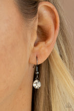 Load image into Gallery viewer, Paparazzi Flaunt Your Fringe - Black Rhinestone Necklace