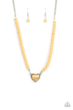Load image into Gallery viewer, Paparazzi Country Sweetheart - Yellow Stone Necklace