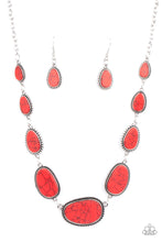 Load image into Gallery viewer, Paparazzi Elemental Eden - Red Stone Necklace