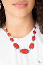 Load image into Gallery viewer, Paparazzi Elemental Eden - Red Stone Necklace