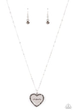 Load image into Gallery viewer, Paparazzi The Real Boss - Silver Hematite Necklace
