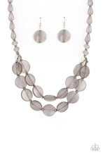 Load image into Gallery viewer, Paparazzi Beach Day Demure - Silver Acrylic Necklace