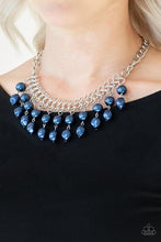 Load image into Gallery viewer, 5TH AVENUE FLEEK - PAPARAZZI - BLUE PEARL SILVER CHAIN NECKLACE