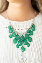 Load image into Gallery viewer, Front Row Flamboyance - Green Necklace Paparazzi