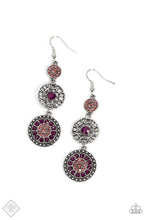Load image into Gallery viewer, Farmhouse Hustle - Purple Earring Paparazzi-Sold out