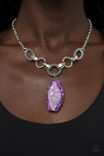 Load image into Gallery viewer, Paparazzi Mystical Mineral - Purple Stone Necklace