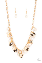 Load image into Gallery viewer, Paparazzi True Loves Trove - Gold Heart Necklace