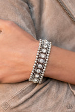 Load image into Gallery viewer, Paparazzi Ritzy Reboot - White Rhinestone Bracelet