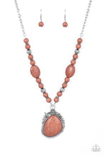 Load image into Gallery viewer, Paparazzi Southwest Paradise - Brown Stone Necklace