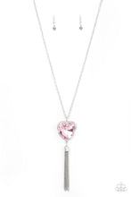 Load image into Gallery viewer, Finding My Forever - Pink Heart Necklace Paparazzi