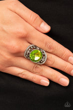 Load image into Gallery viewer, Paparazzi Galactic Garden - Green Ring