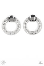 Load image into Gallery viewer, Smoldering Scintillation - Silver Hematite Earring Paparazzi