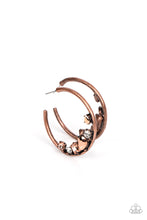 Load image into Gallery viewer, Paparazzi Attractive Allure - Copper Hoop Earring