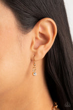 Load image into Gallery viewer, Paparazzi Limelight Luxury - Gold Rhinestone Necklace