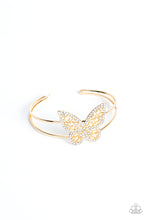Load image into Gallery viewer, Paparazzi Butterfly Bella - Gold Bracelet