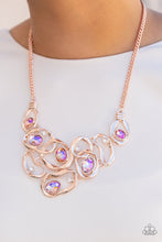 Load image into Gallery viewer, Paparazzi Warp Speed - Rose Gold Necklace