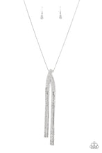 Load image into Gallery viewer, Paparazzi Out of the SWAY - White Rhinestone Necklace