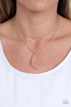 Load image into Gallery viewer, Paparazzi Modern Moonbeam - Rose Gold Necklace
