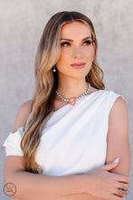 Load image into Gallery viewer, Paparazzi Heart in My Throat - Orange Necklace