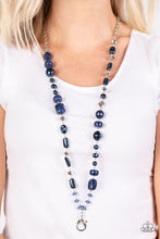 Load image into Gallery viewer, Paparazzi Juicy Gossip - Blue Necklace