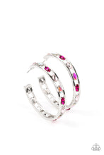 Load image into Gallery viewer, Paparazzi The Gem Fairy - Pink Hoop Earring