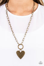Load image into Gallery viewer, Paparazzi Brotherly Love - Brass Necklace