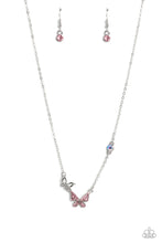 Load image into Gallery viewer, Paparazzi Cant BUTTERFLY Me Love - Pink Necklace