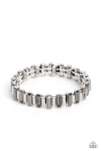 Load image into Gallery viewer, Paparazzi BURSTING the Midnight Oil - Silver Bracelet