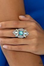 Load image into Gallery viewer, Paparazzi GLISTEN Here! - Blue Ring