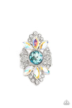 Load image into Gallery viewer, Paparazzi GLISTEN Here! - Blue Ring