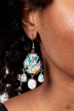 Load image into Gallery viewer, paparazzi Organic Optimism - White Stone Earring