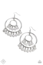 Load image into Gallery viewer, Paparazzi Caviar Command - Silver Earring